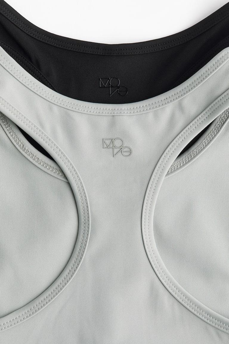 H&M 2er-Pack Sport-Tanktops Mit DryMove™