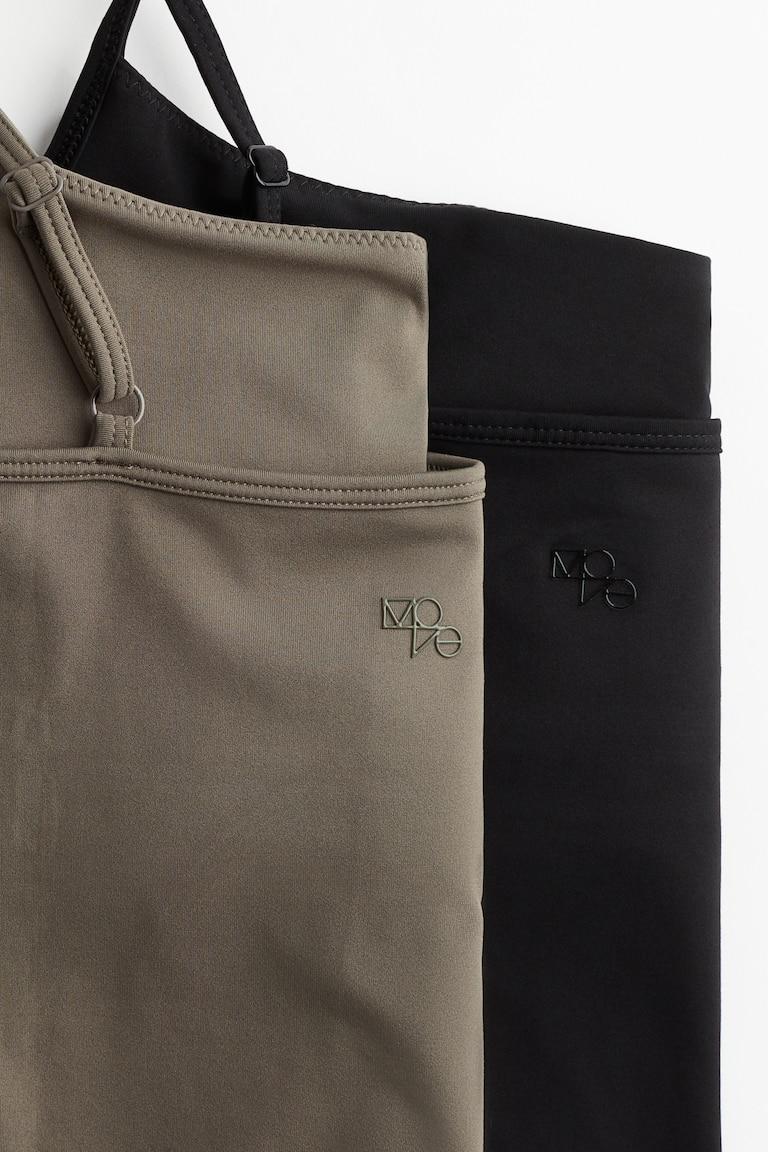 H&M 2er-Pack Sport-Trägertops Mit DryMove™