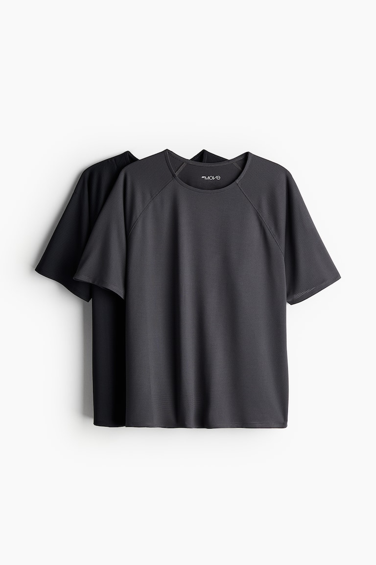 H&M 2er-Pack Sportshirts mit DryMove™