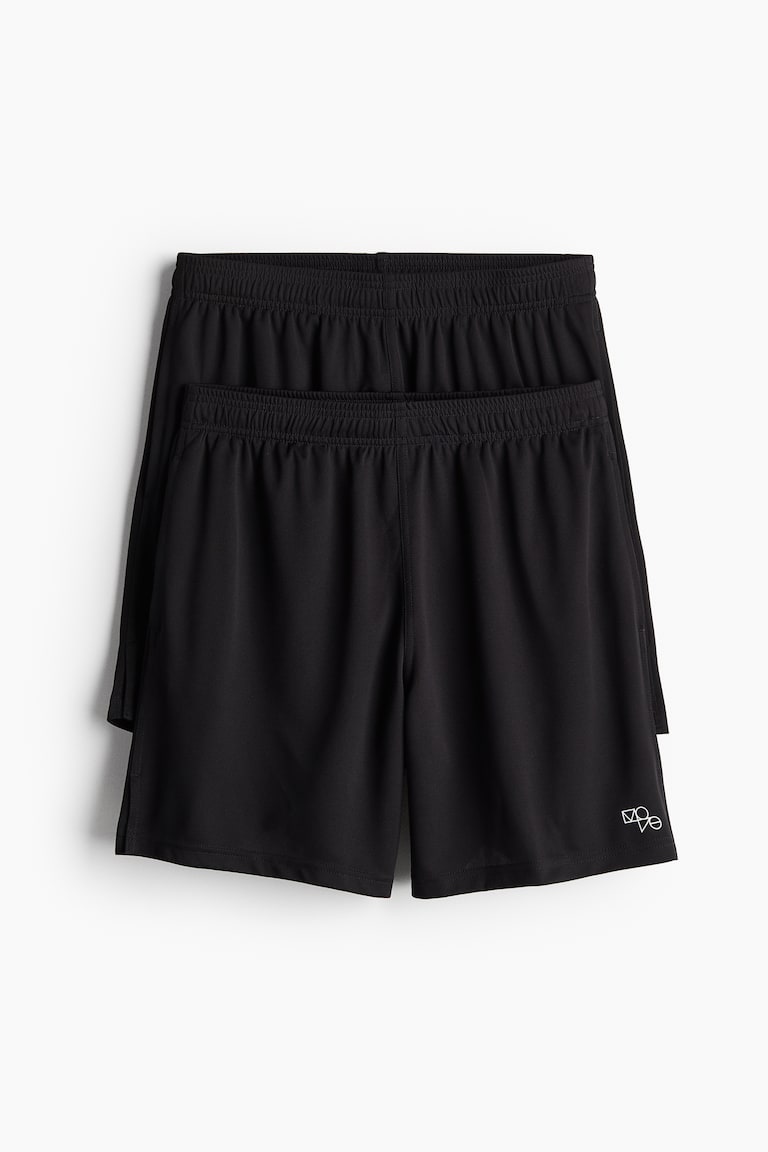 H&M 2er-Pack Sportshorts mit DryMove™
