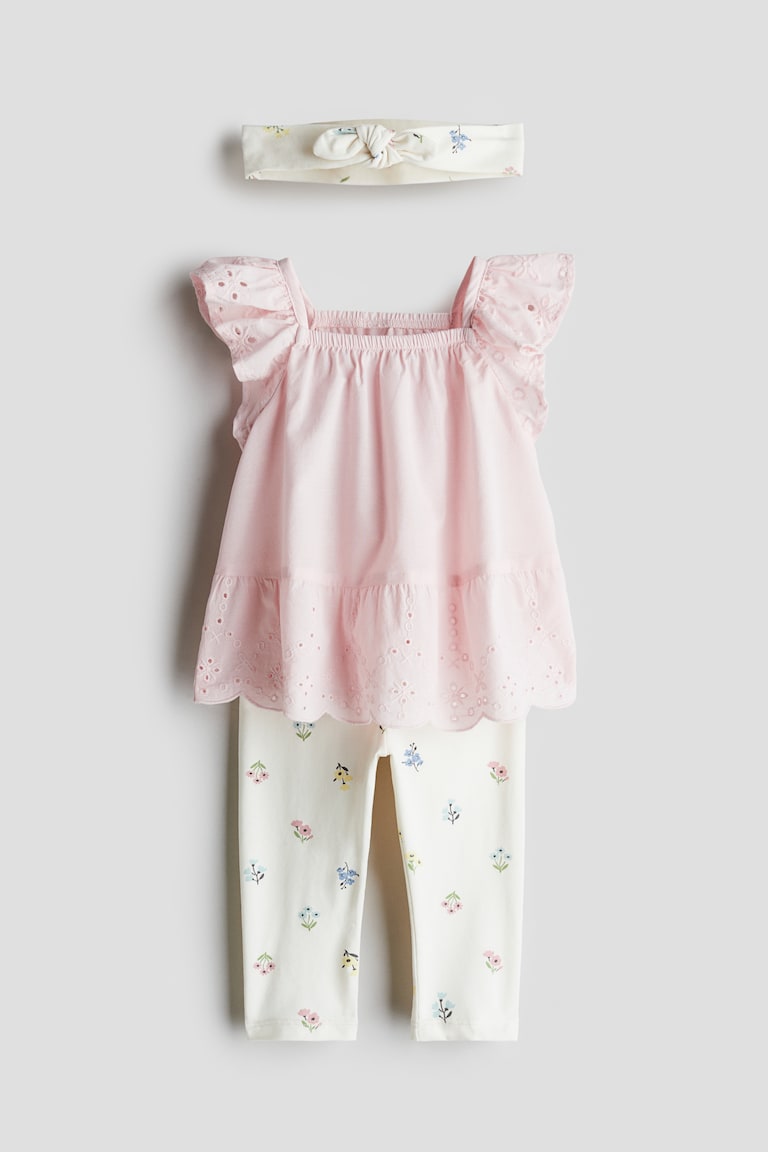 H&M 3-piece cotton set