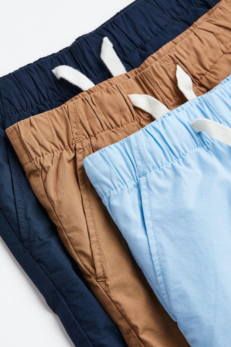 H&M 3er-Pack Baumwollshorts