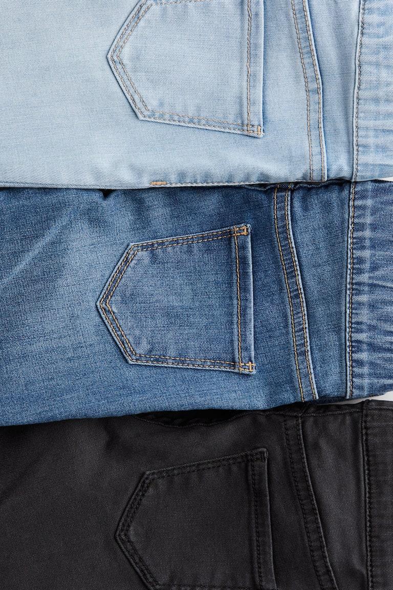 H&M 3er-Pack Denimjeggings