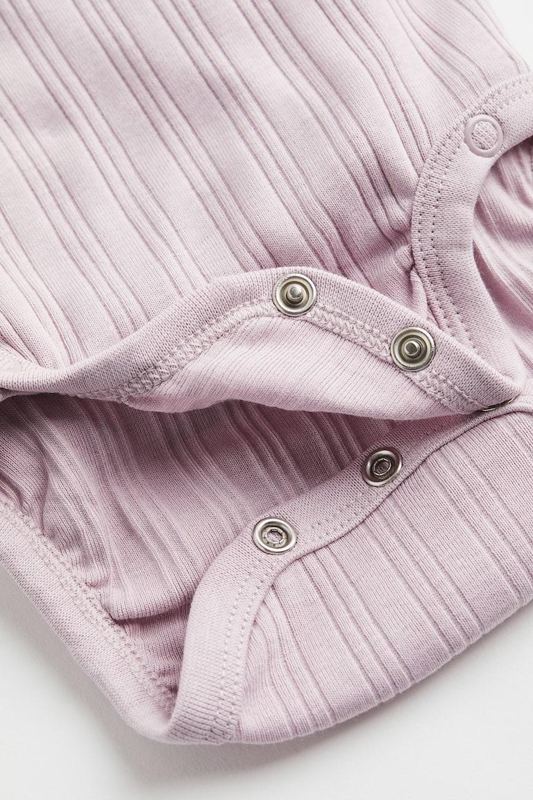 H&M 3er-Pack Gerippte Wickelbodys