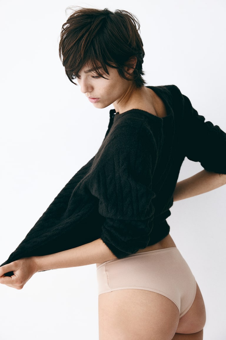 H&M 3er-Pack Hipster Aus Mikrofaser