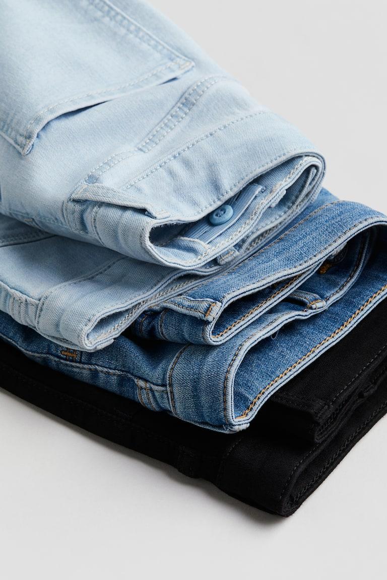 H&M 3er-Pack Jeansshorts