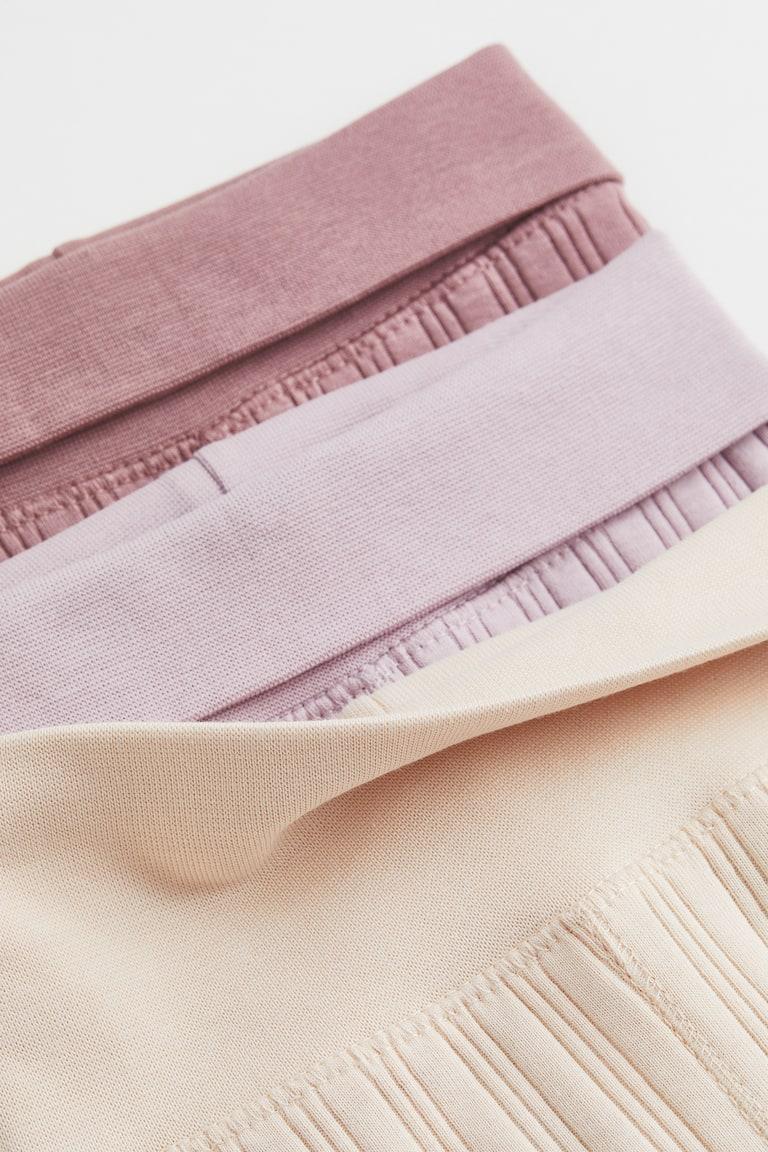 H&M 3er-Pack Leggings Mit Umschlagbund