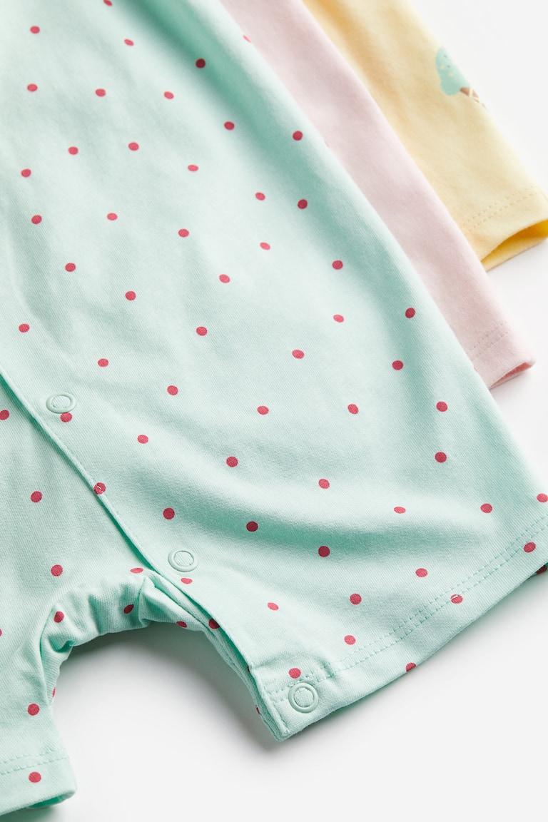 H&M 3er-Pack Schlafanzüge Aus Baumwolle