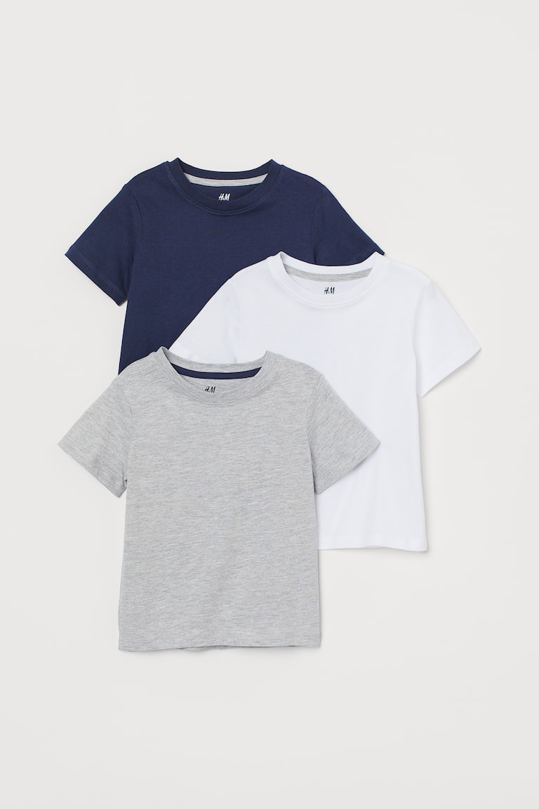 H&M 3er-Pack T-Shirts