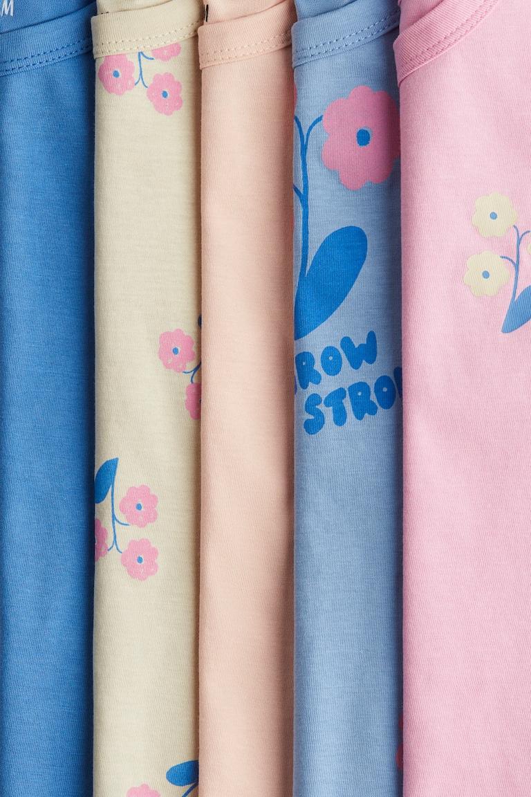 H&M 5er-Pack Baumwoll-T-Shirts