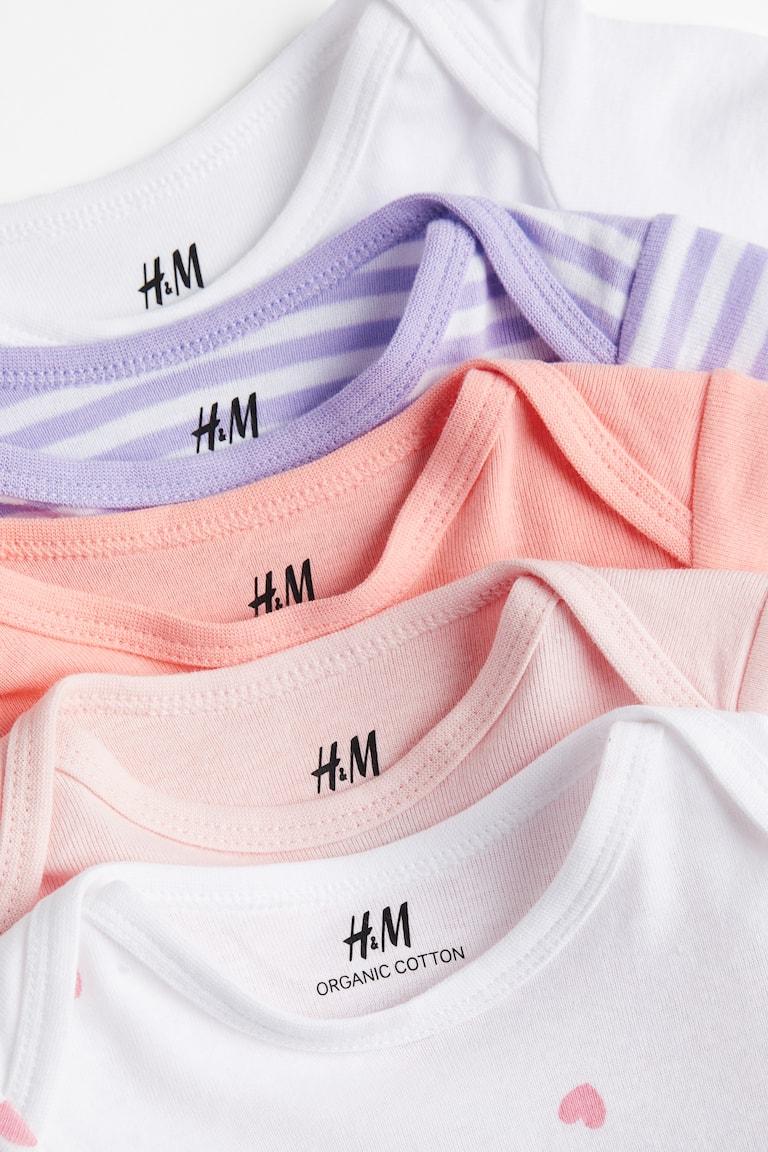 H&M 5er-Pack Baumwollbodys