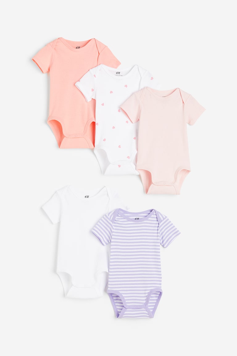 H&M 5er-Pack Baumwollbodys