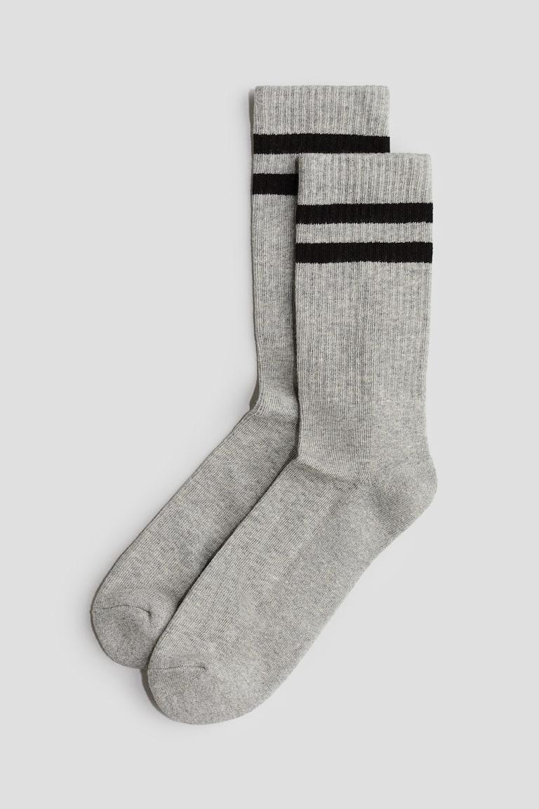 H&M 5er-Pack Gerippte Frotteesocken