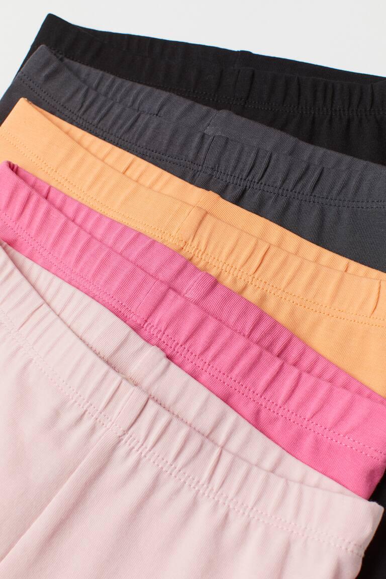 H&M 5er-Pack Leggings In 3/4-Länge