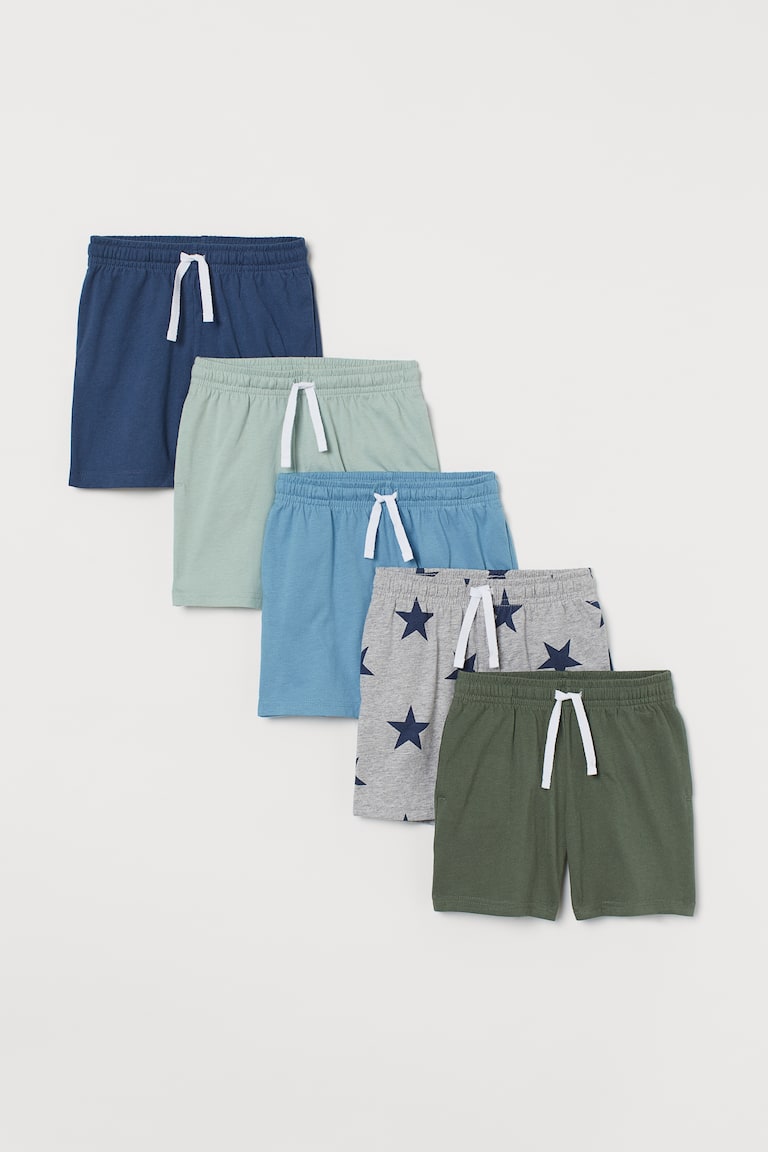H&M 5er-Pack Shorts aus Baumwolljersey