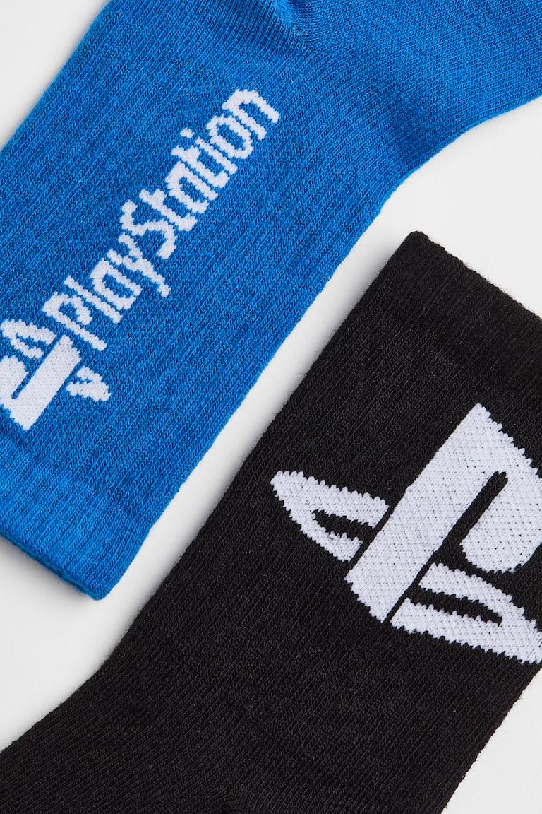 H&M 5er-Pack Socken Mit Intarsienmotiv