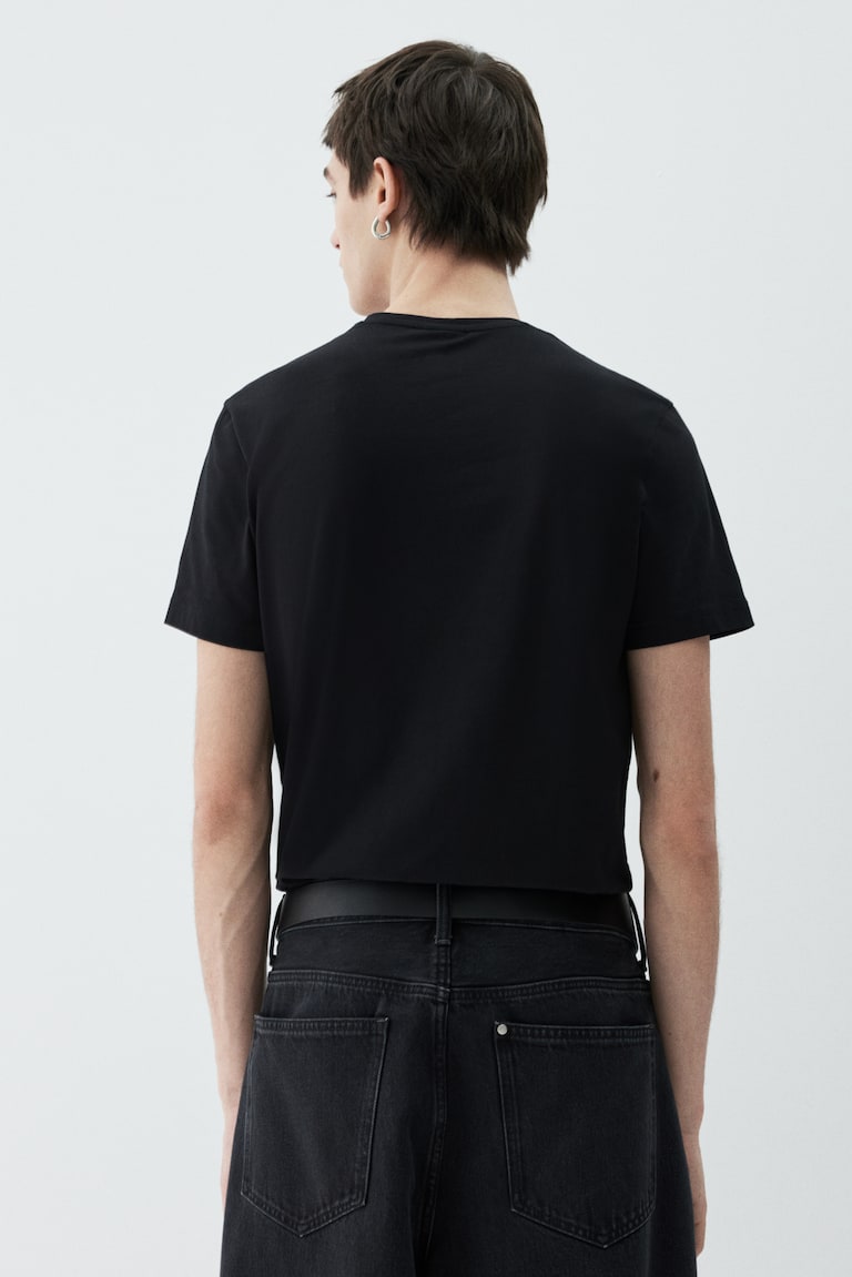 H&M 5er-Pack T-Shirts Mit V-Ausschnitt In Slim Fit