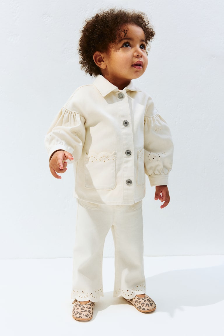 H&M Ausgestellte Hose aus Baumwolltwill