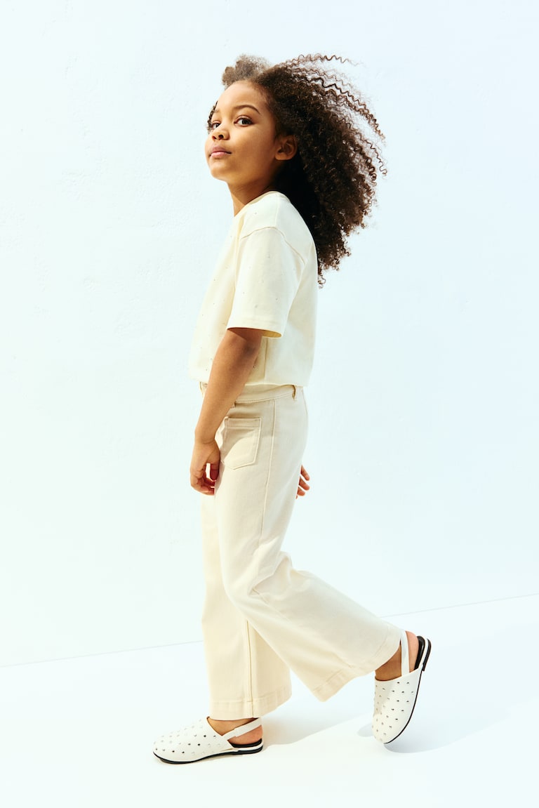 H&M Ausgestellte Twillhose