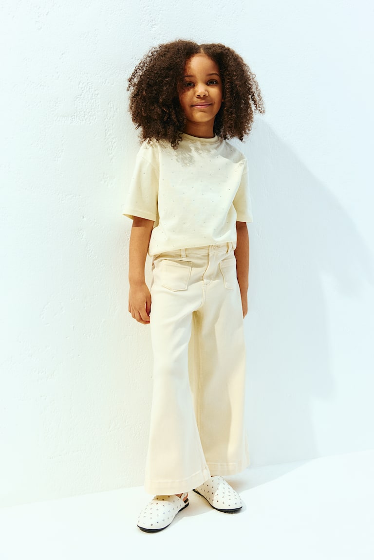 H&M Ausgestellte Twillhose