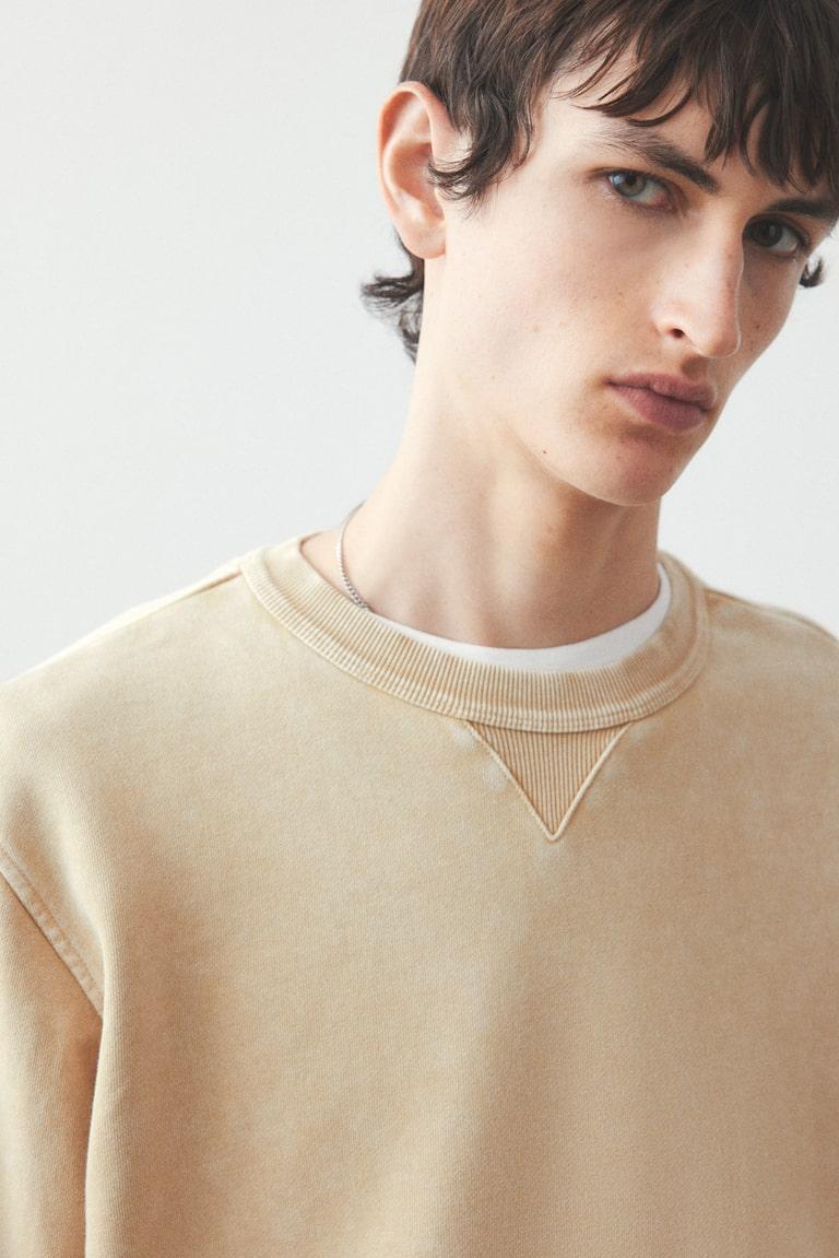 H&M Ausgewaschenes Sweatshirt in Regular Fit