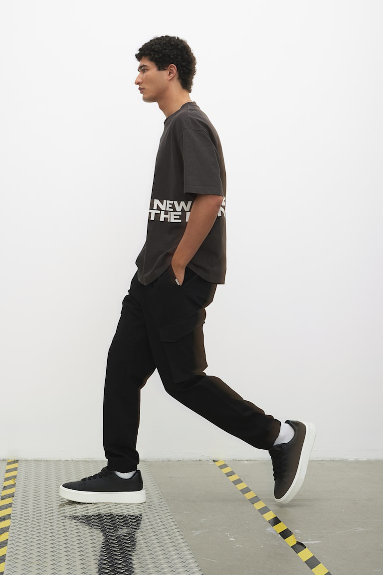 H&M Ausgewaschenes T-Shirt in Loose Fit