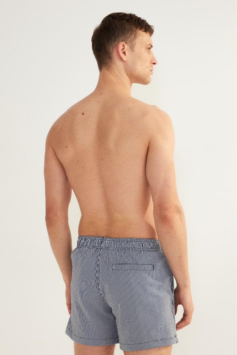 H&M Badeshorts Aus Seersucker