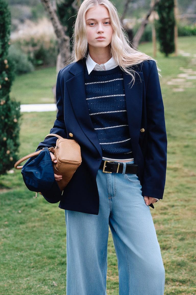 H&M Baggy Wide Low Jeans