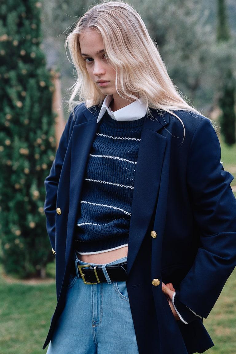 H&M Baggy Wide Low Jeans