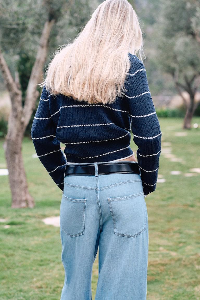 H&M Baggy Wide Low Jeans