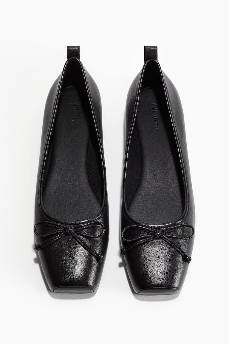 H&M Ballerinas Aus Leder