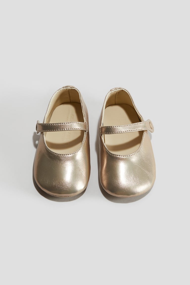 H&M Ballerinas Aus Leder Mit Weicher Sohle