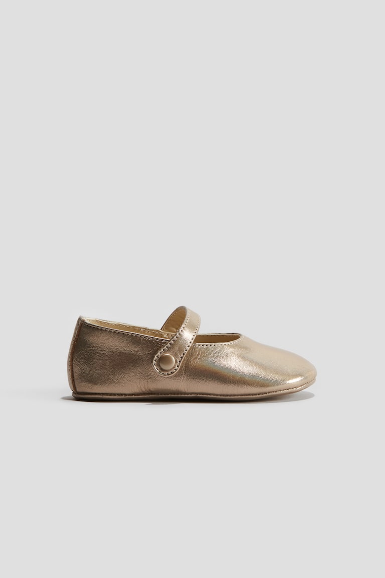H&M Ballerinas aus Leder mit weicher Sohle