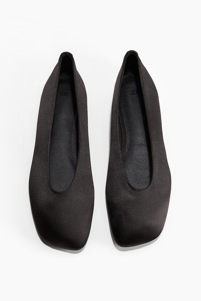 H&M Ballerinas Aus Satin