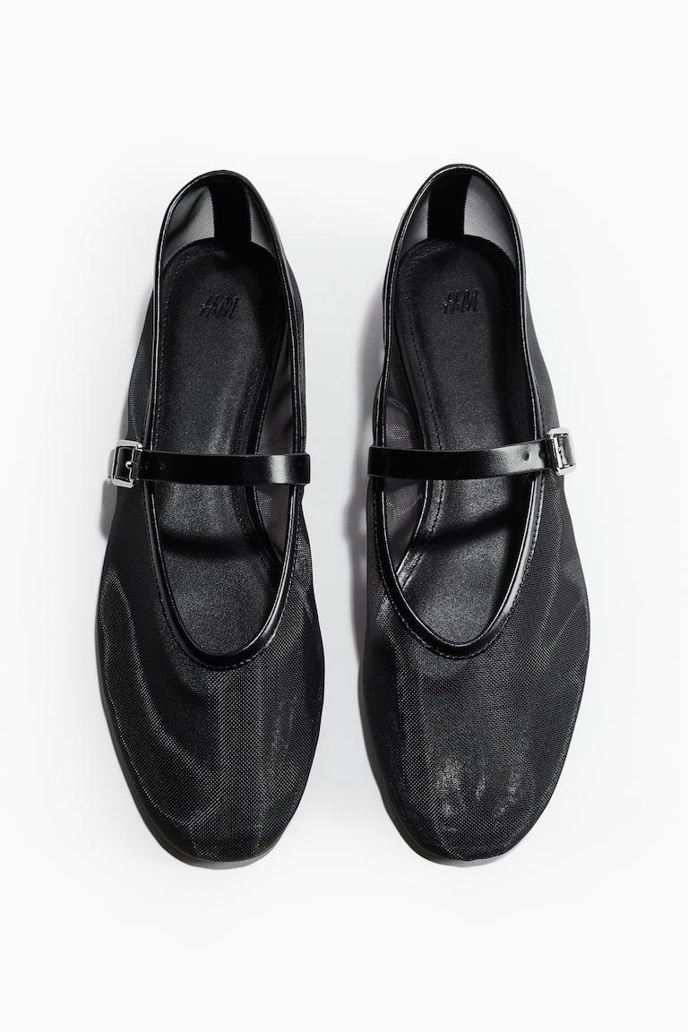 H&M Ballerinas Im Mary-Jane-Stil Aus Mesh