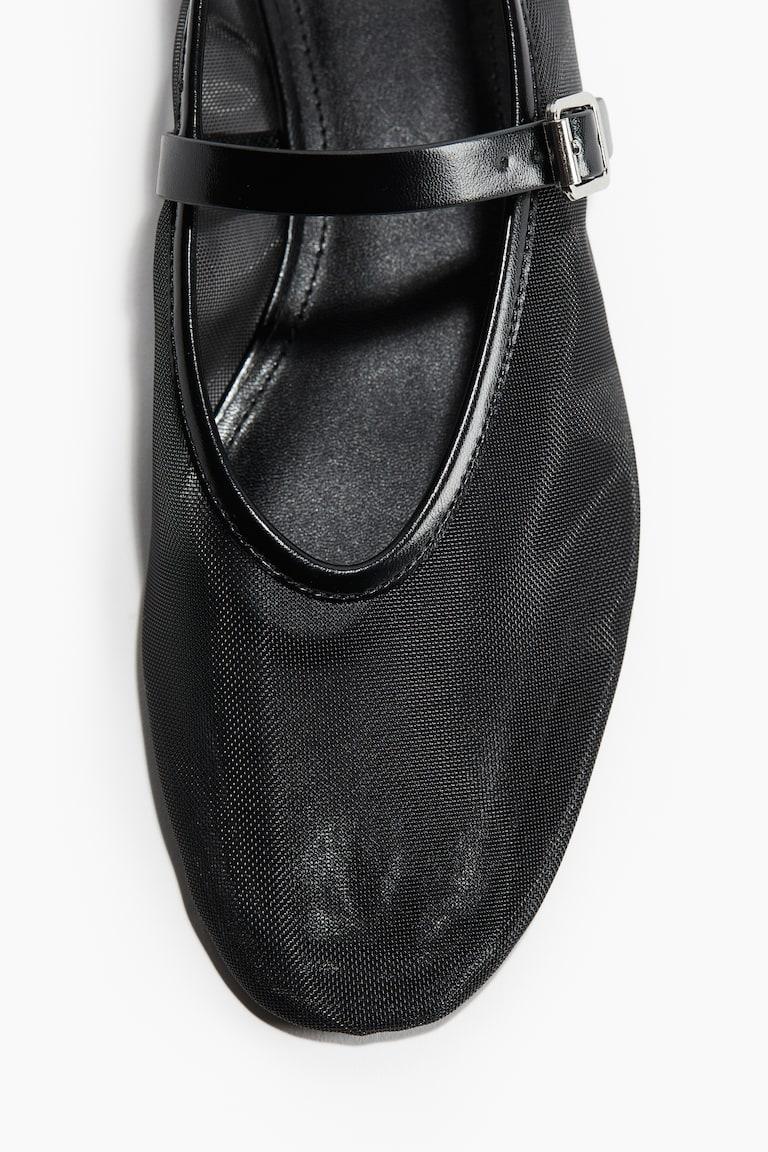H&M Ballerinas Im Mary-Jane-Stil Aus Mesh