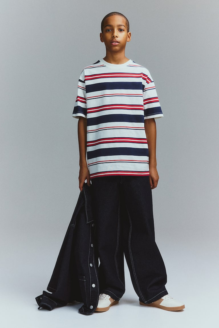 H&M Baumwoll-T-Shirt In Loose Fit