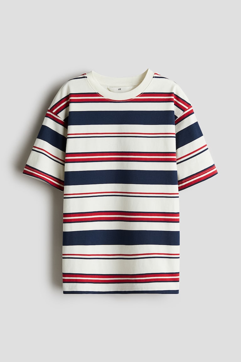 H&M Baumwoll-T-Shirt In Loose Fit