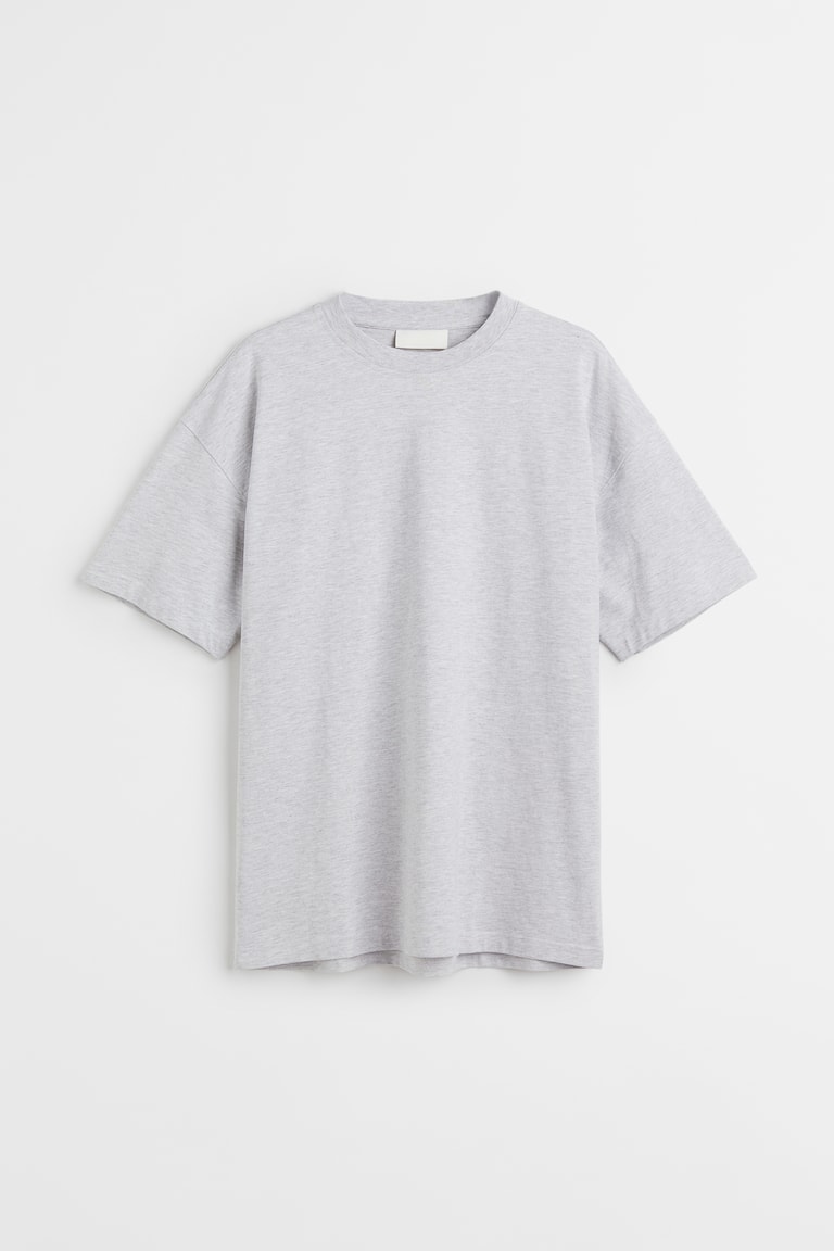 H&M Baumwoll-T-Shirt in Oversize-Passform
