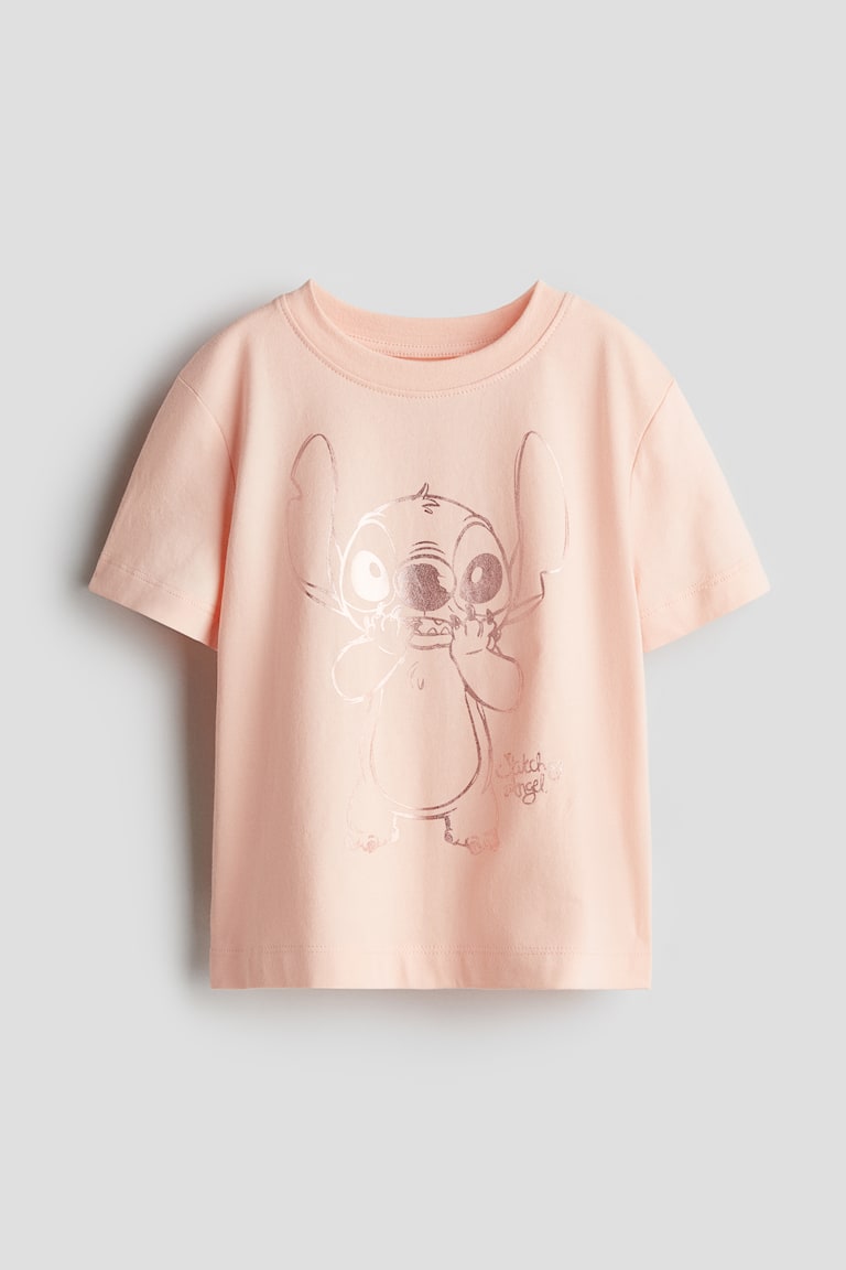 H&M Baumwoll-T-Shirt Mit Motivprint