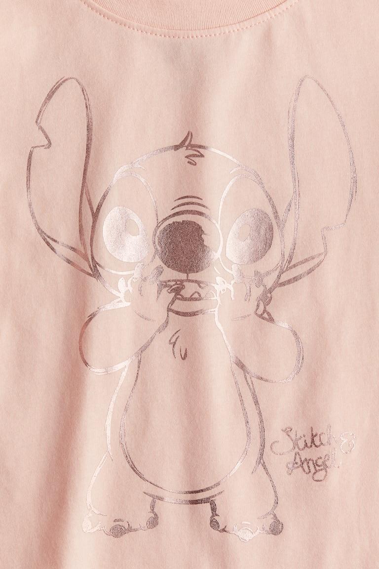 H&M Baumwoll-T-Shirt Mit Motivprint