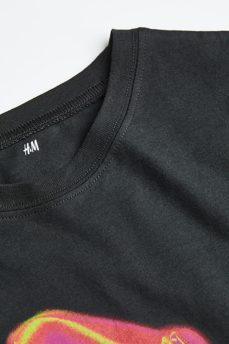 H&M Baumwoll-T-Shirt Mit Print