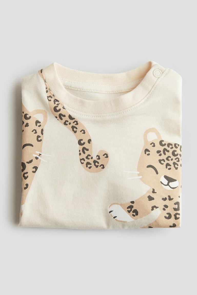 H&M Baumwoll-T-Shirt Mit Print
