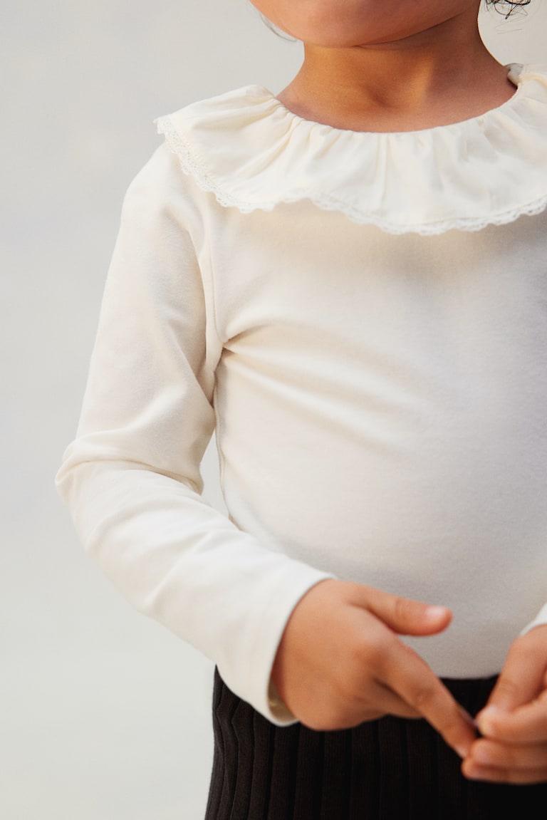 H&M Baumwollbody Mit Kragen