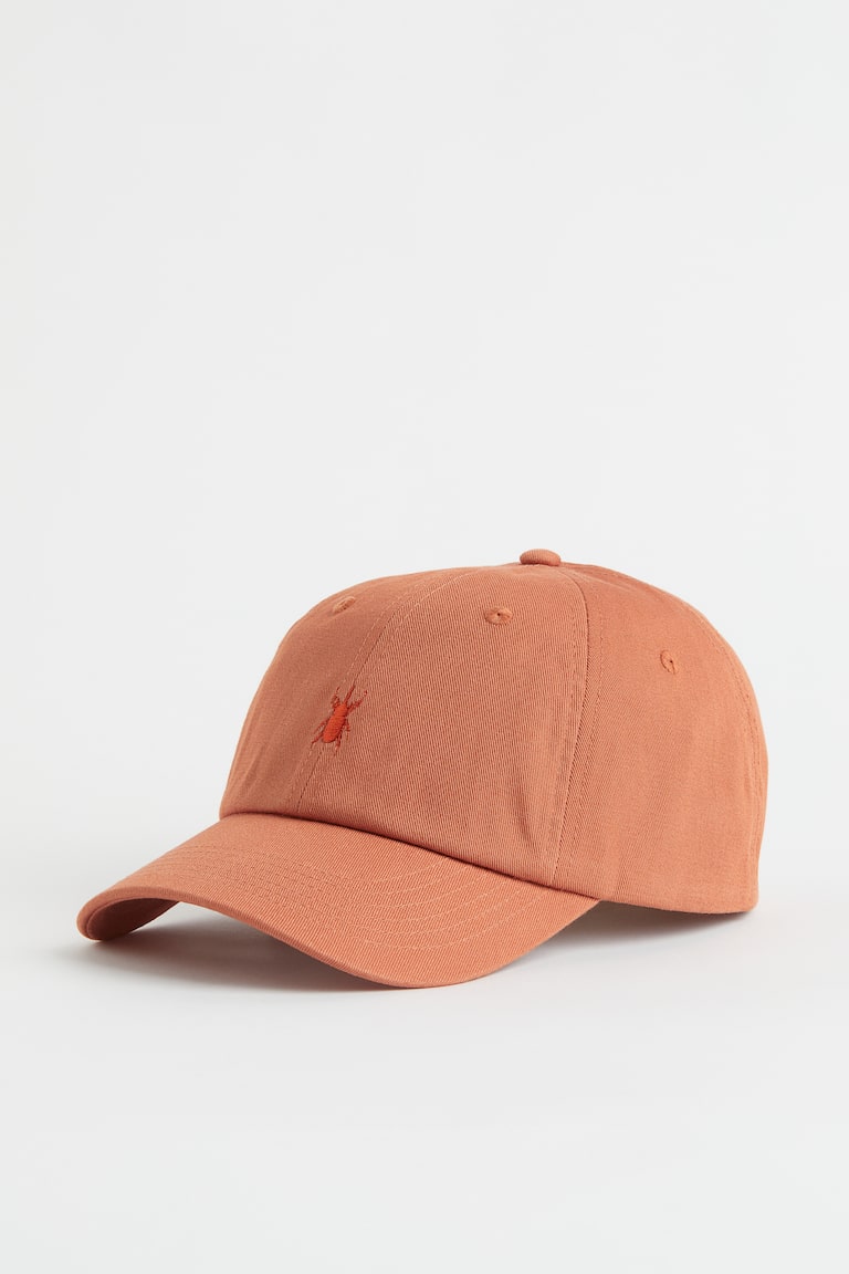H&M Baumwollcap mit Stickerei