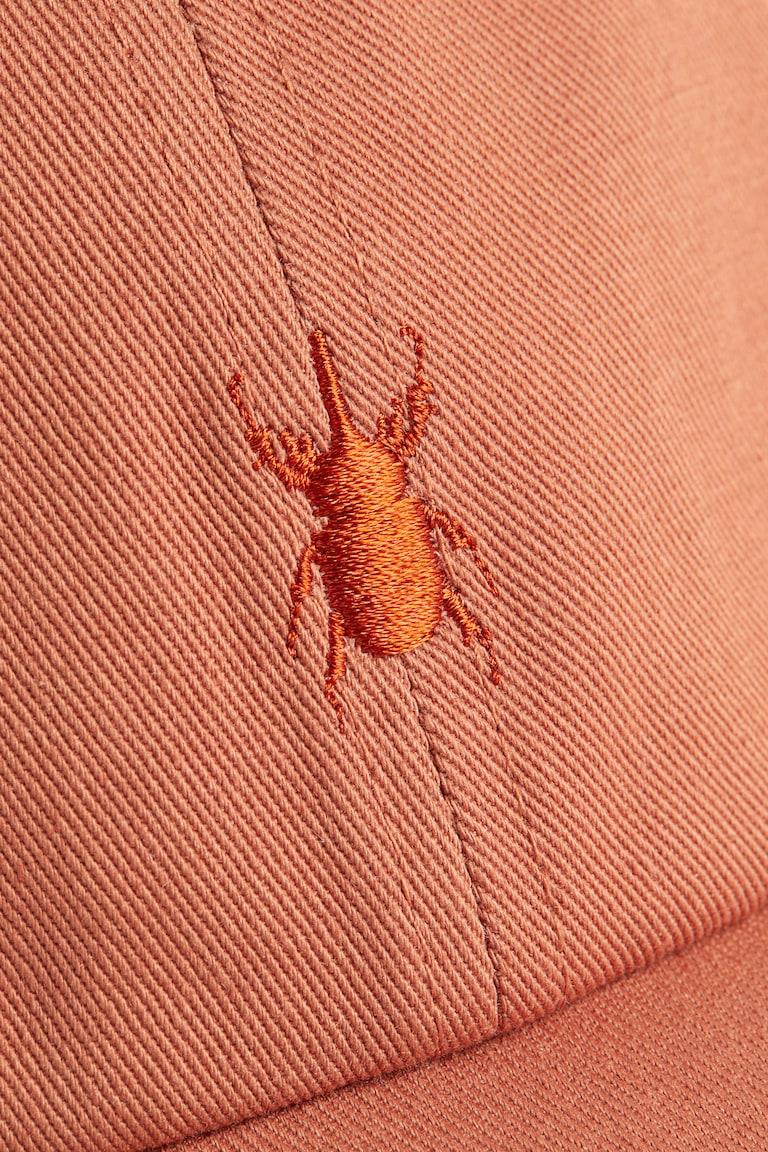 H&M Baumwollcap Mit Stickerei