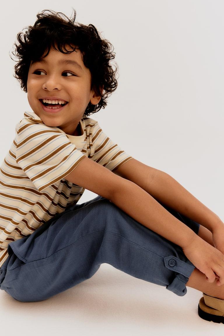 H&M Baumwollchino Zum Hochrollen