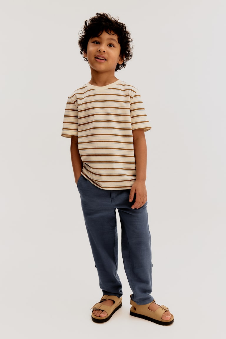 H&M Baumwollchino zum Hochrollen