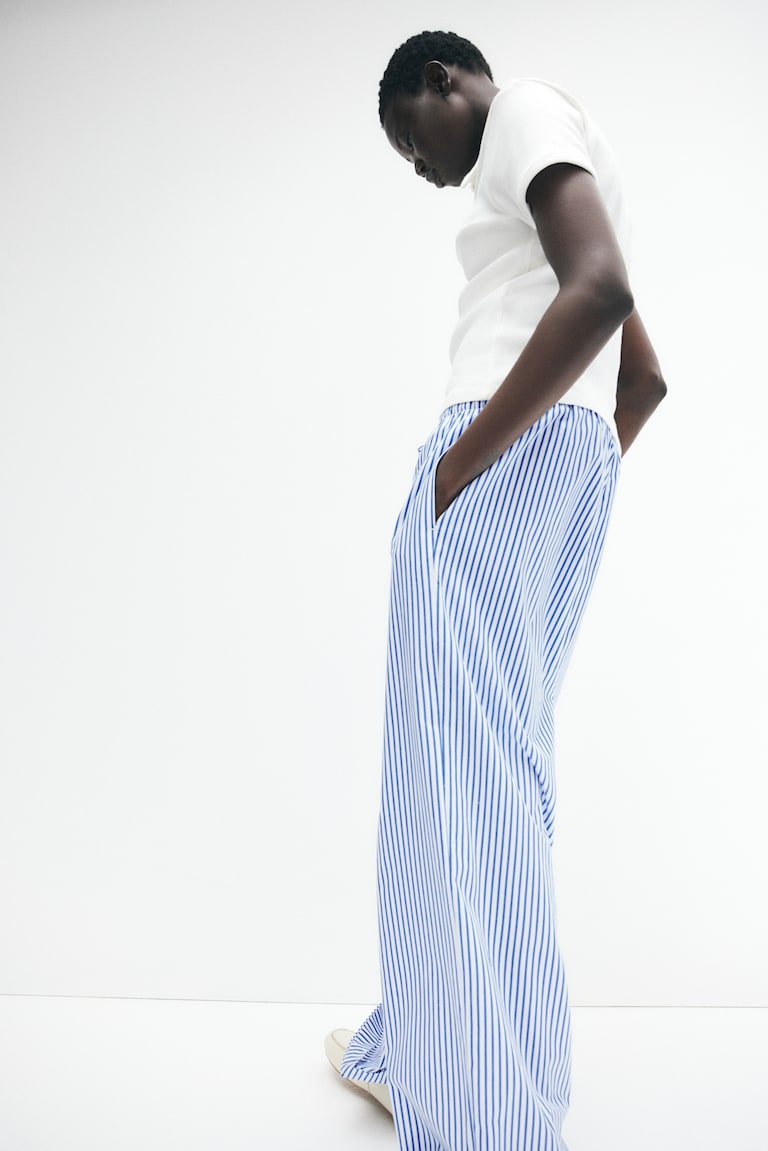 H&M Baumwollhose Mit Kordelzug