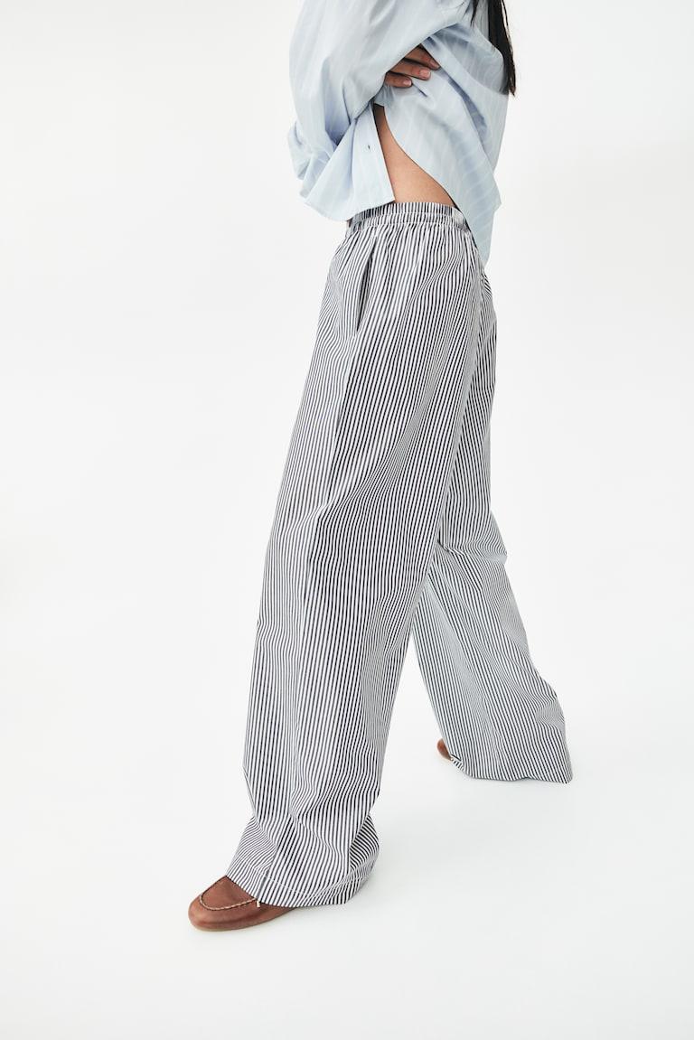 H&M Baumwollhose Mit Kordelzug